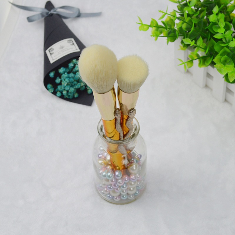 10 3D snake Teng makeup brushes