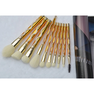 10 3D snake Teng makeup brushes 02