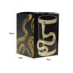10 3D snake Teng makeup brushes