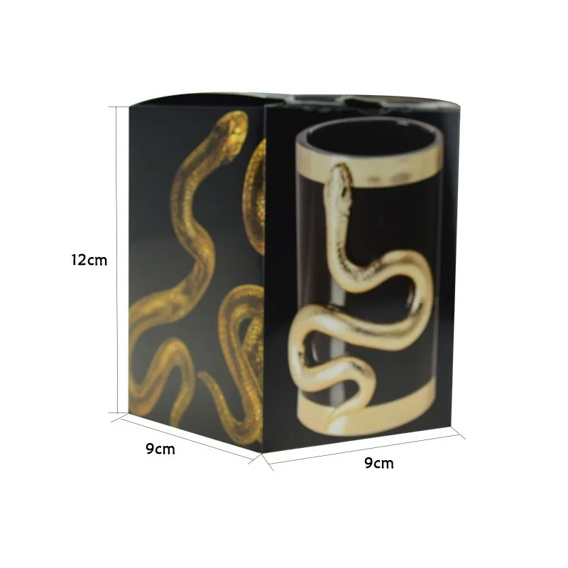 10 3D snake Teng makeup brushes
