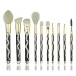 10 3D snake Teng makeup brushes