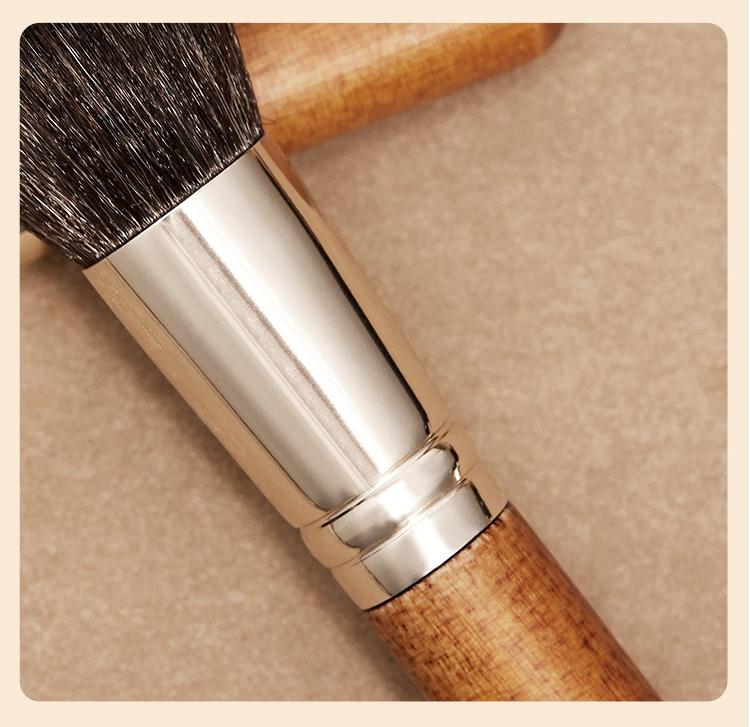 Mini 9-piece makeup brush set for beginners, easy to carry