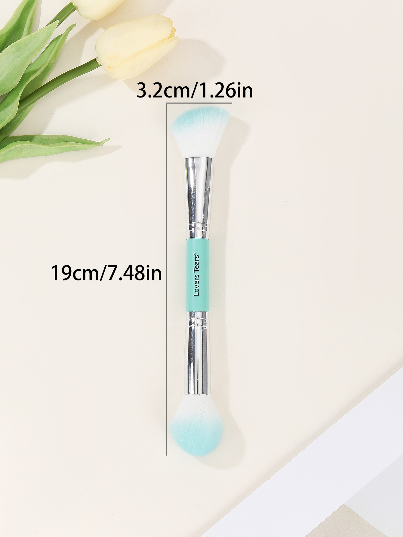 Double head single brush powder brush light brush grooming brush