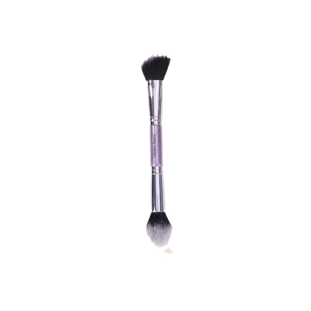 Double head single brush powder brush light brush grooming brush