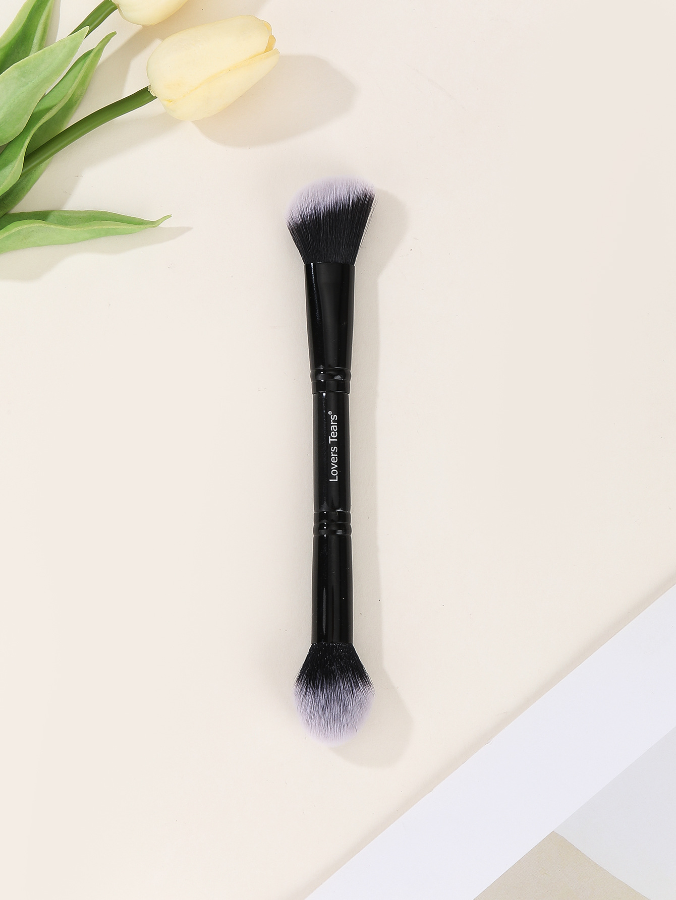 Double head single brush powder brush light brush grooming brush