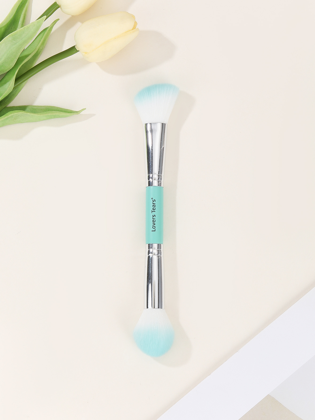 Double head single brush powder brush light brush grooming brush