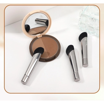 Thumb concealer brush all metal 02