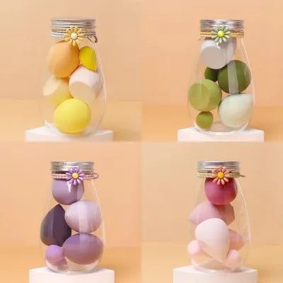 14 piece set of beauty egg powder puff 01