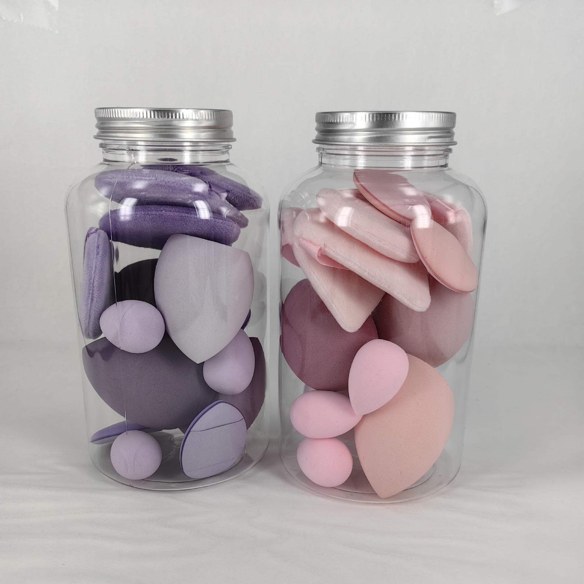 14 piece set of beauty egg powder puff