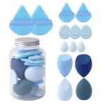 14 piece set of beauty egg powder puff