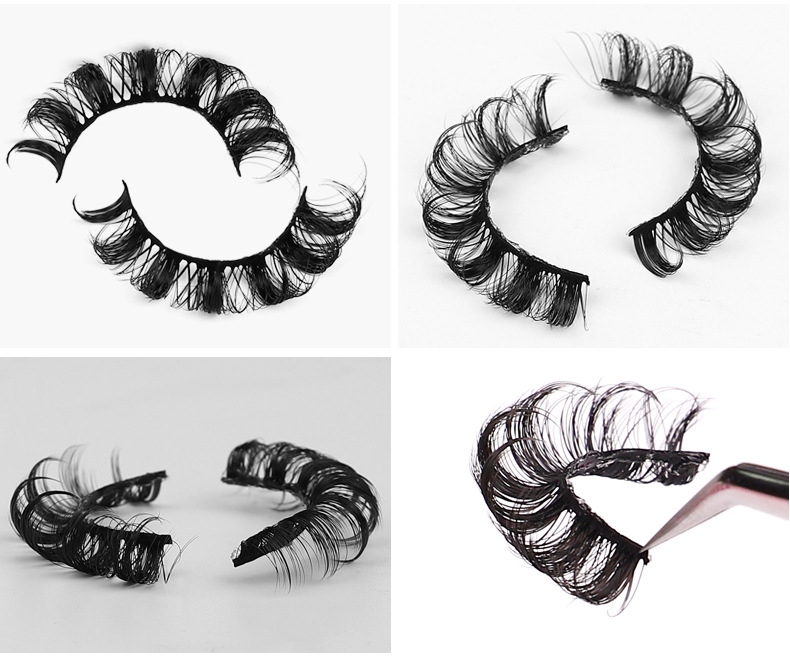 20 pairs of Russian curly false eyelashes