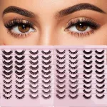 20 pairs of Russian curly false eyelashes