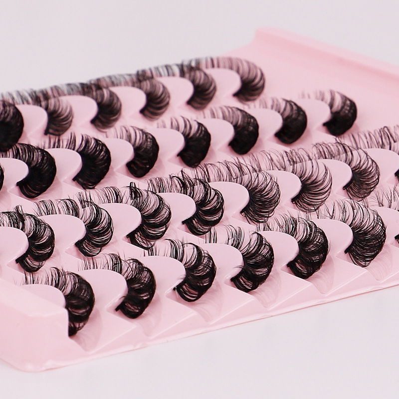 20 pairs of Russian curly false eyelashes