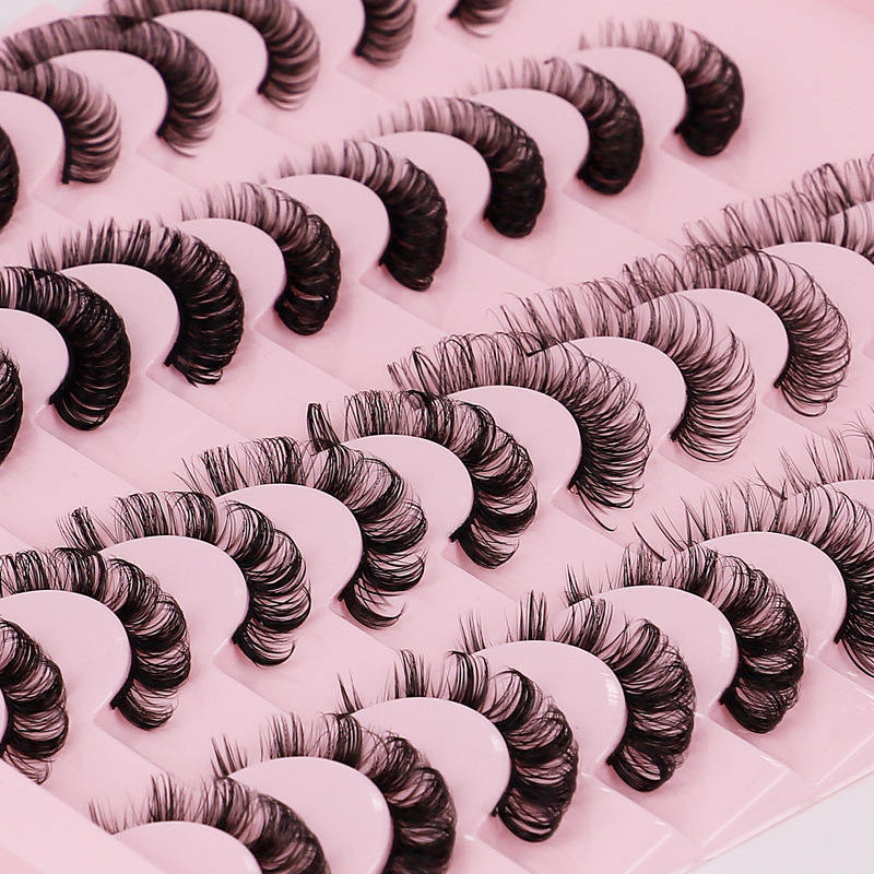 20 pairs of Russian curly false eyelashes