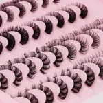 20 pairs of Russian curly false eyelashes