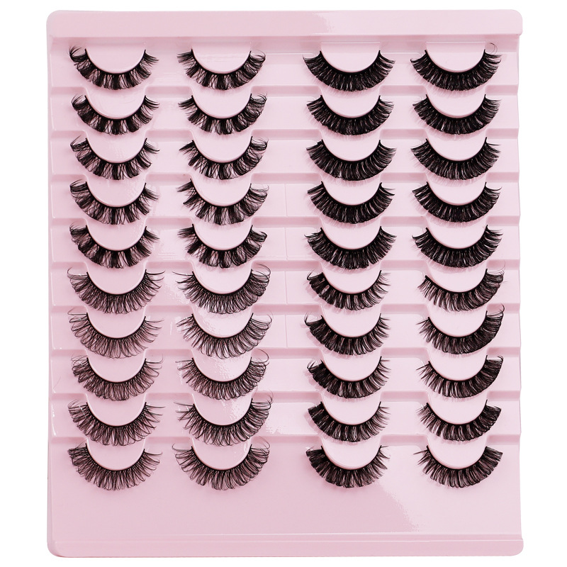 20 pairs of Russian curly false eyelashes