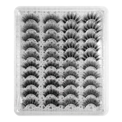 20 pairs of thick and multi style false eyelashes 02