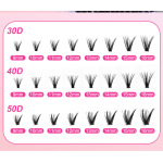 640 clusters of DIY hair 30D40D naturally dense
