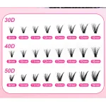 640 clusters of DIY hair 30D40D naturally dense