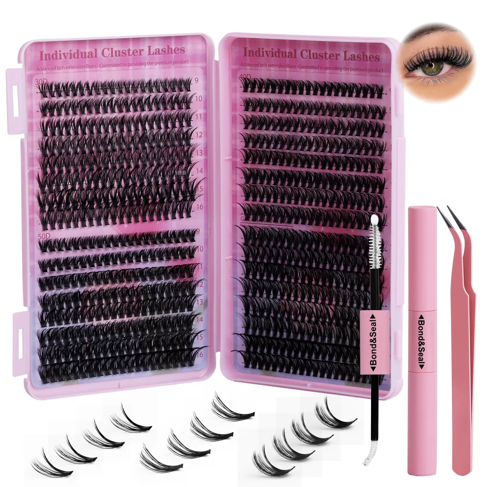 640 clusters of DIY hair 30D40D naturally dense