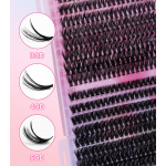 640 clusters of DIY hair 30D40D naturally dense