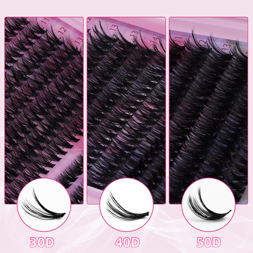 640 clusters of DIY hair 30D40D naturally dense