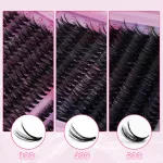 640 clusters of DIY hair 30D40D naturally dense
