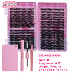640 clusters of DIY hair 30D40D naturally dense