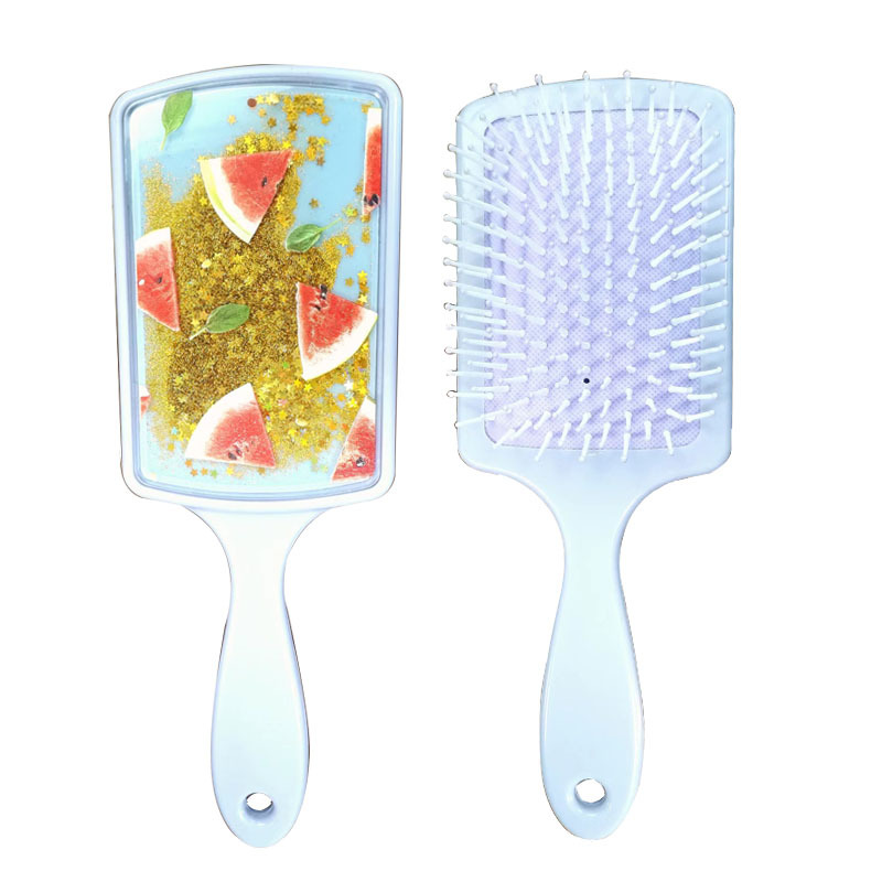 Cartoon air cushion comb glitter powder
