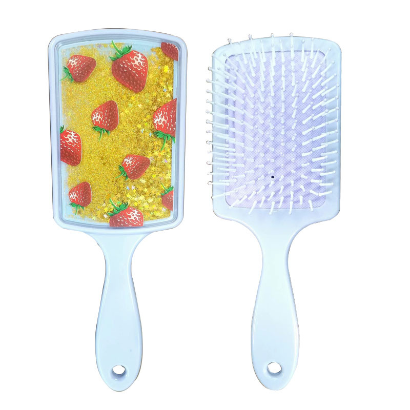 Cartoon air cushion comb glitter powder