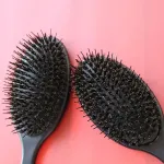 Circular head massage, large board combing, pig mane hair