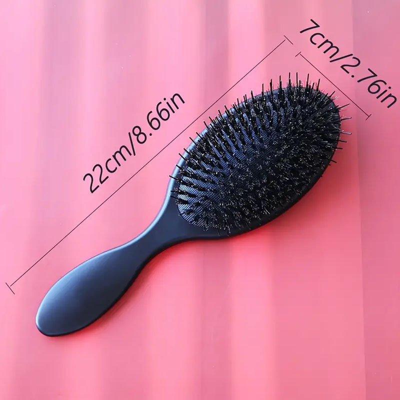 Circular head massage, large board combing, pig mane hair