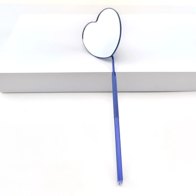 Eyelash grafting heart-shaped examination mirror 01