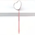 Eyelash grafting heart-shaped examination mirror