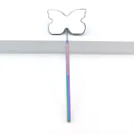 Eyelash grafting heart-shaped examination mirror