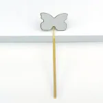 Eyelash grafting heart-shaped examination mirror