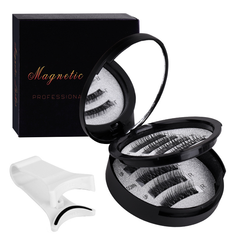 Flat hard stem magnetic suction false eyelashes