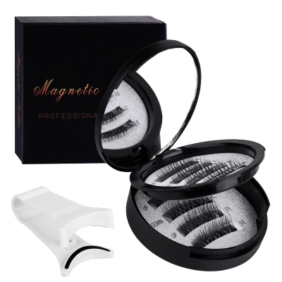 Flat hard stem magnetic suction false eyelashes 01