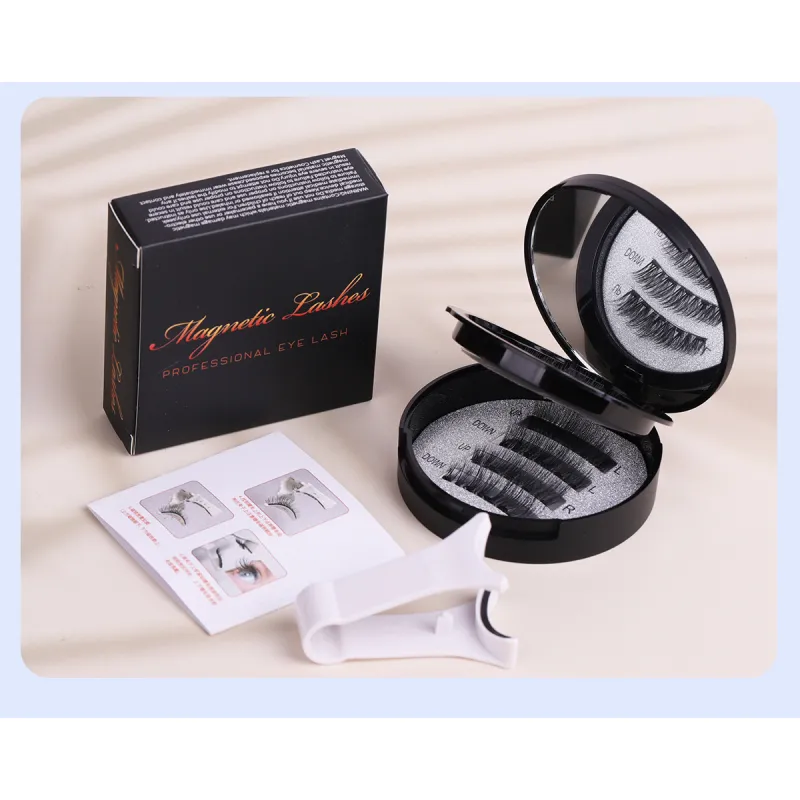 Flat hard stem magnetic suction false eyelashes