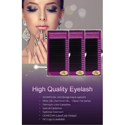 Grafted eyelash set naturally curls up 01