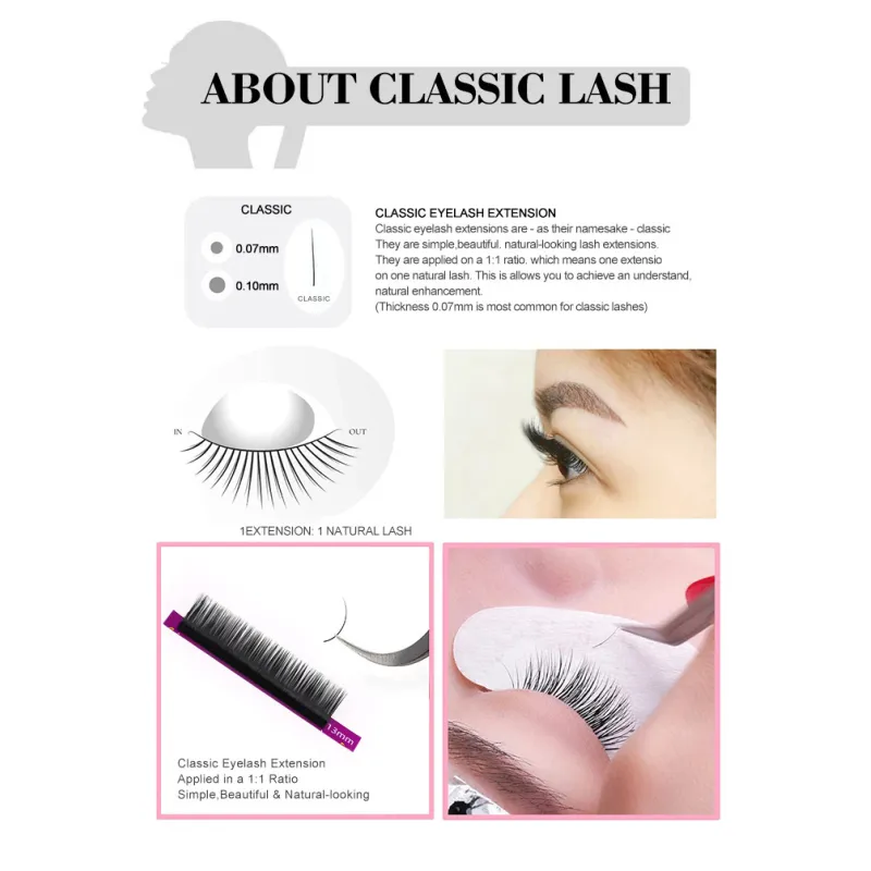 Grafted eyelash set naturally curls up