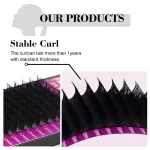 Grafted eyelash set naturally curls up