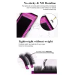 Grafted eyelash set naturally curls up