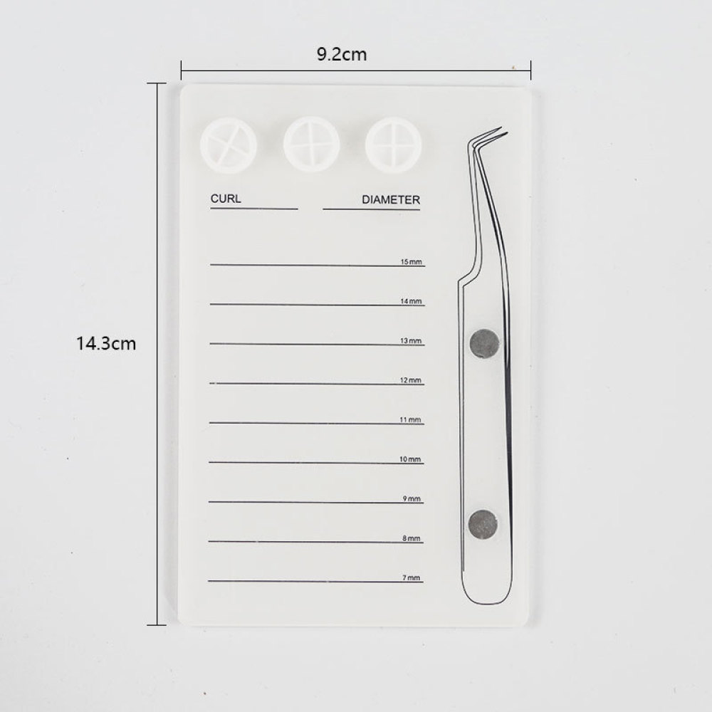 Grafting eyelash tweezers magnetic suction eyelash board