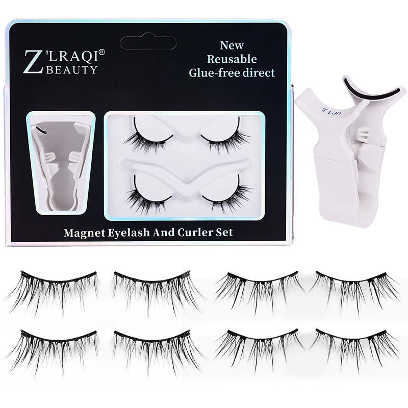 Magnetic suction false eyelashes