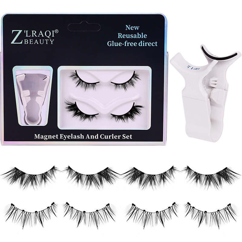 Magnetic suction false eyelashes
