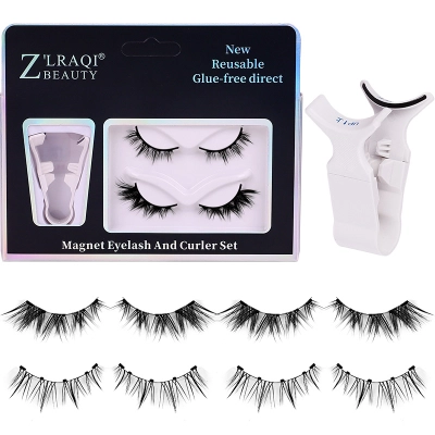 Magnetic suction false eyelashes 01
