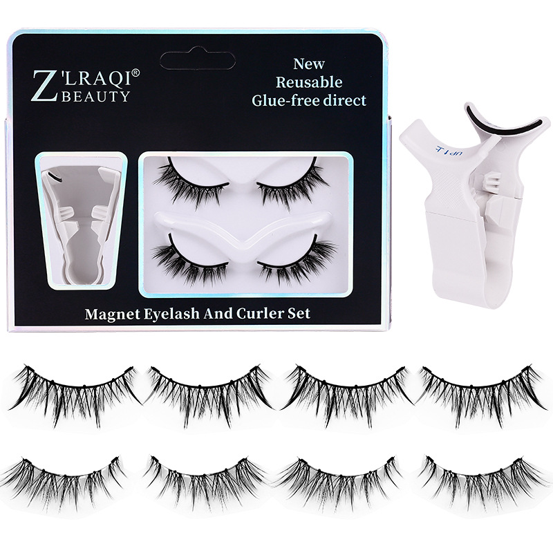 Magnetic suction false eyelashes