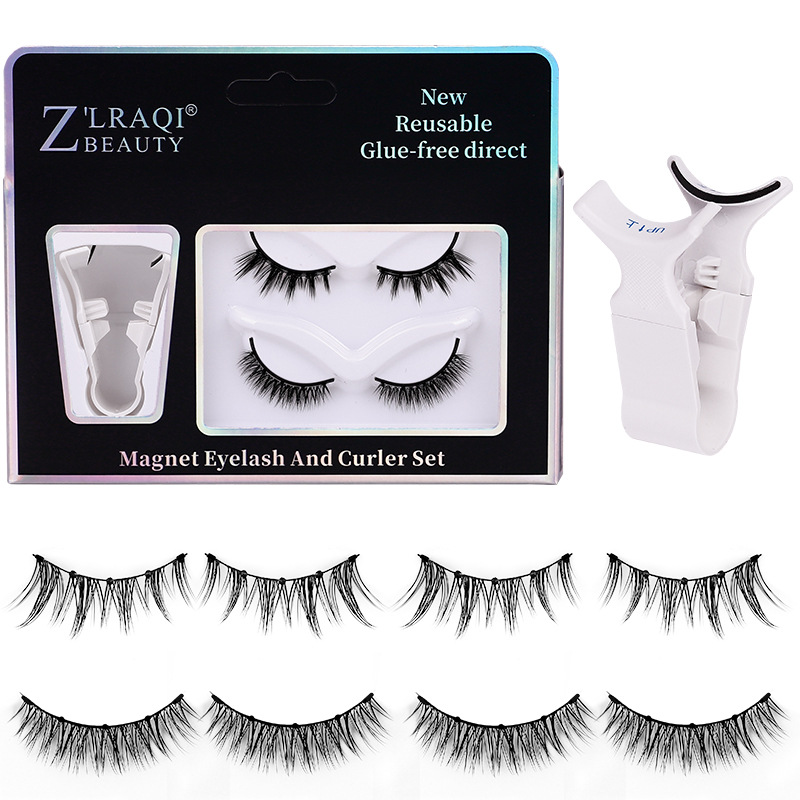 Magnetic suction false eyelashes