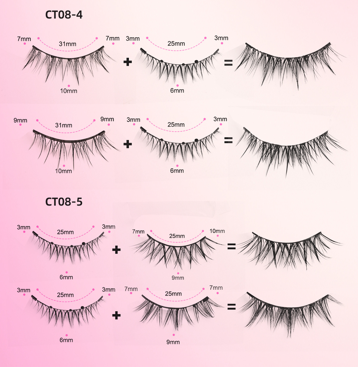 New style of false eyelash suction set
